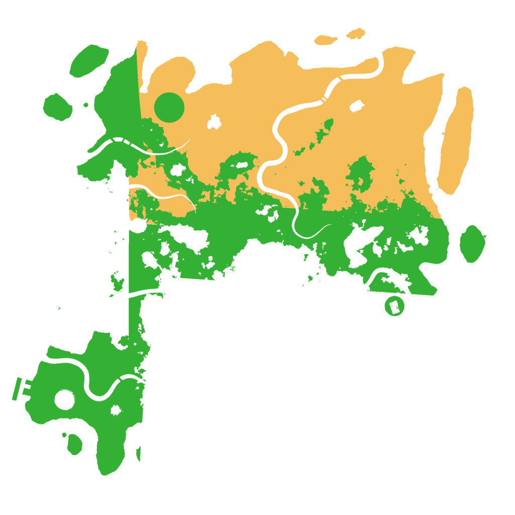 Biome Rust Map: Procedural Map, Size: 4500, Seed: 7896