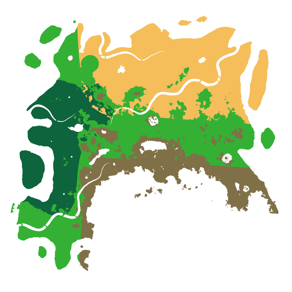Biome Rust Map: Procedural Map, Size: 4500, Seed: 7896