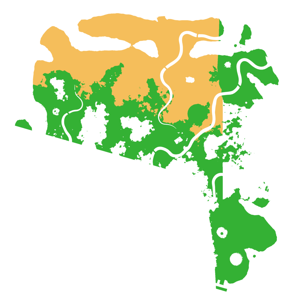 Biome Rust Map: Procedural Map, Size: 4201, Seed: 2147483647