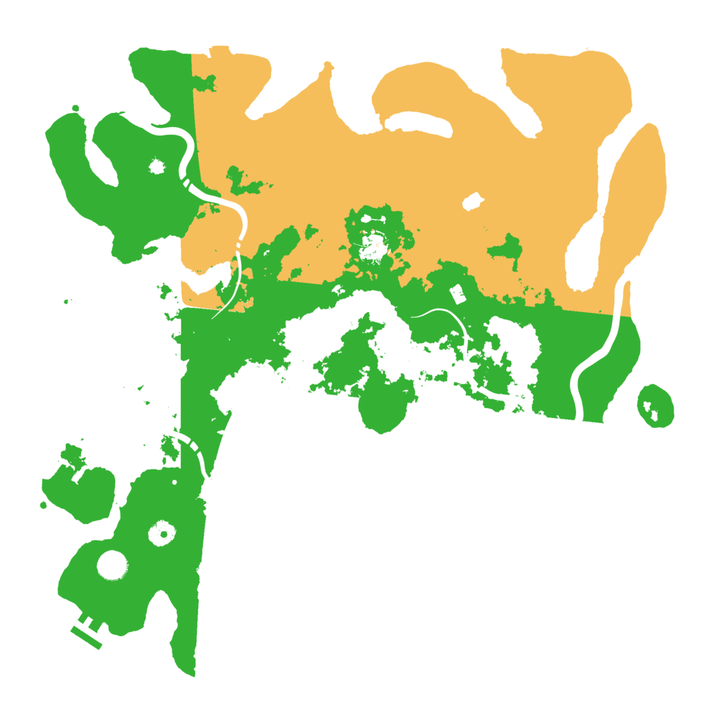 Biome Rust Map: Procedural Map, Size: 4250, Seed: 34586741