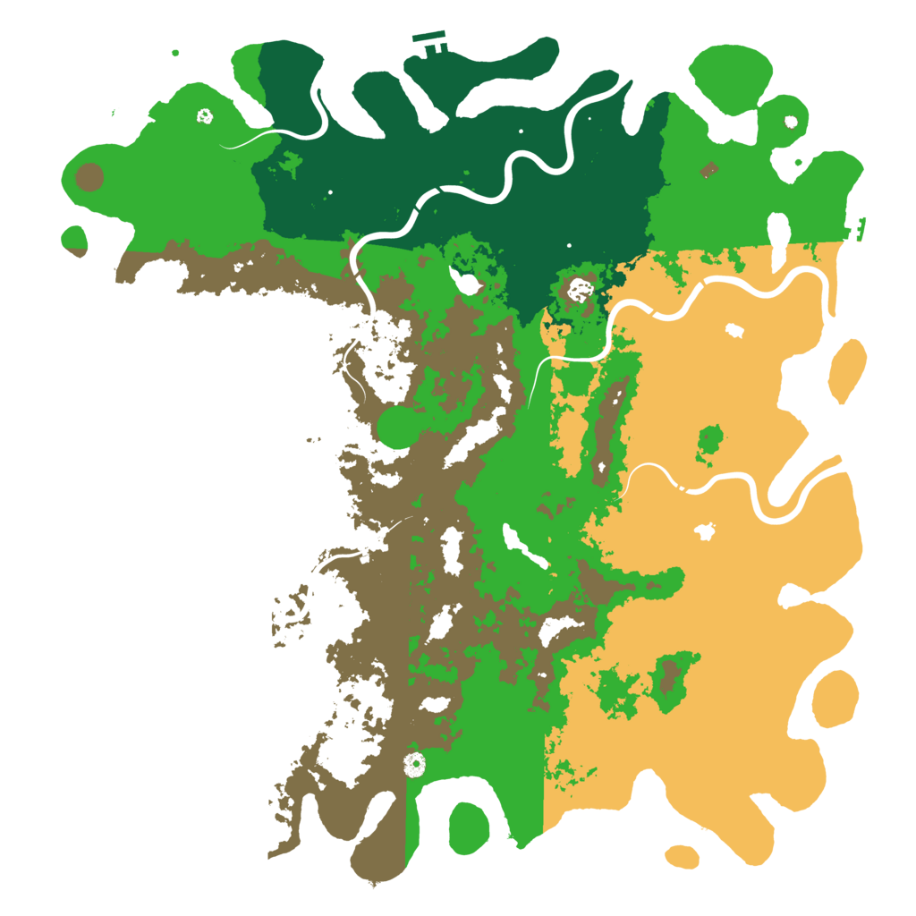 Biome Rust Map: Procedural Map, Size: 5640, Seed: 249