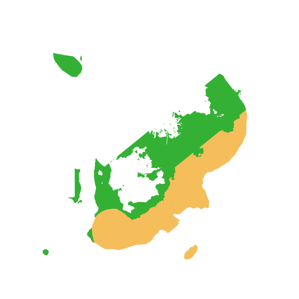 Biome Rust Map: Procedural Map, Size: 2000, Seed: 2170000