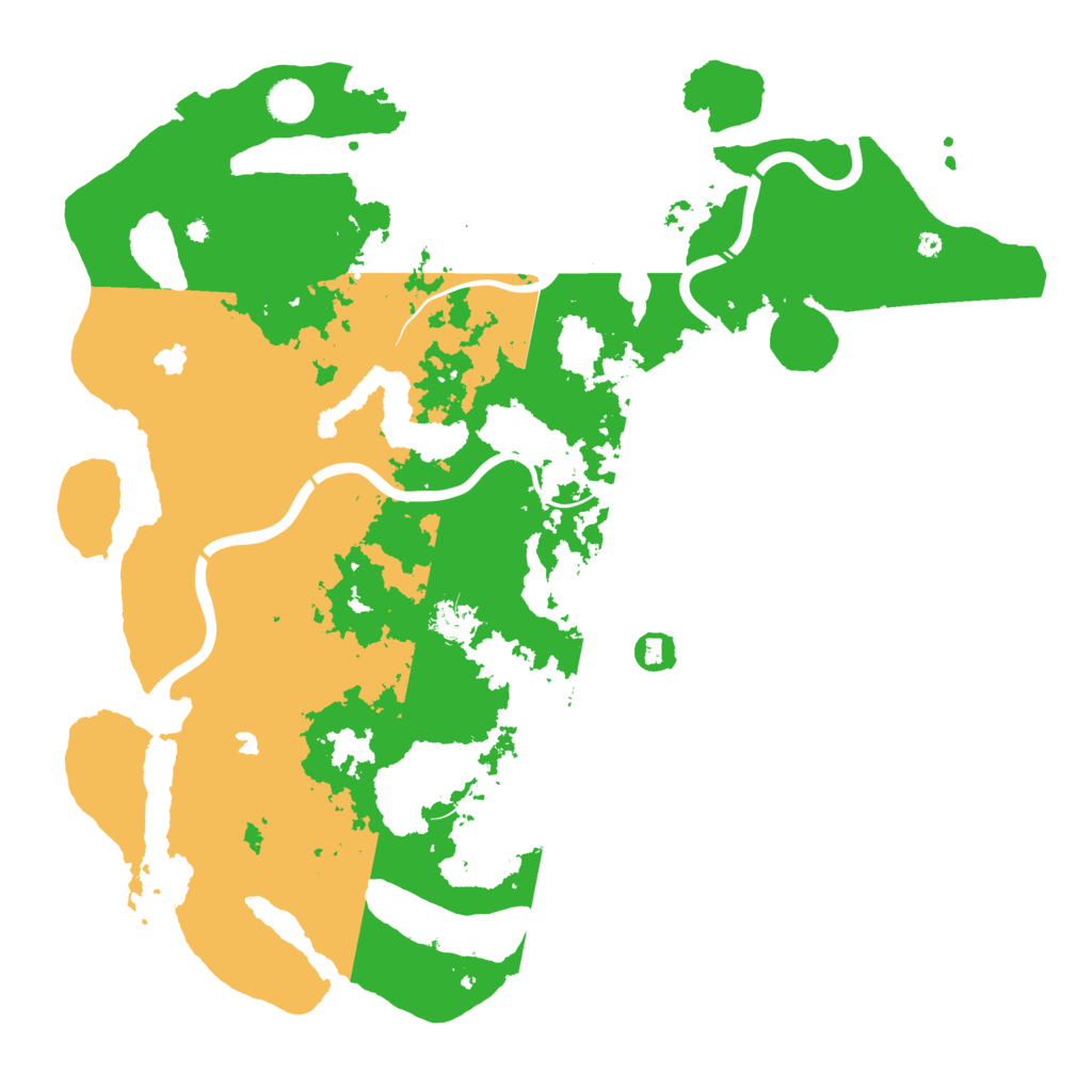 Biome Rust Map: Procedural Map, Size: 4500, Seed: 5141923