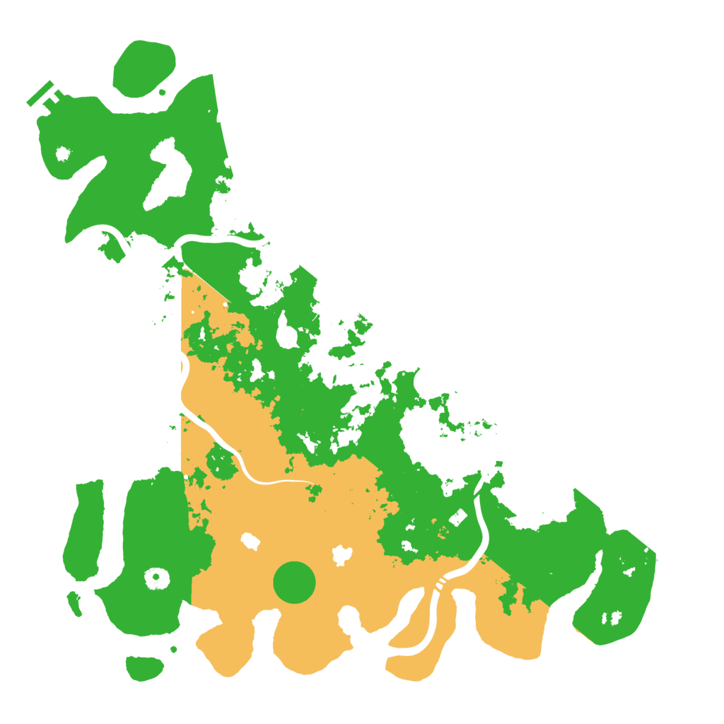 Biome Rust Map: Procedural Map, Size: 4500, Seed: 888077527