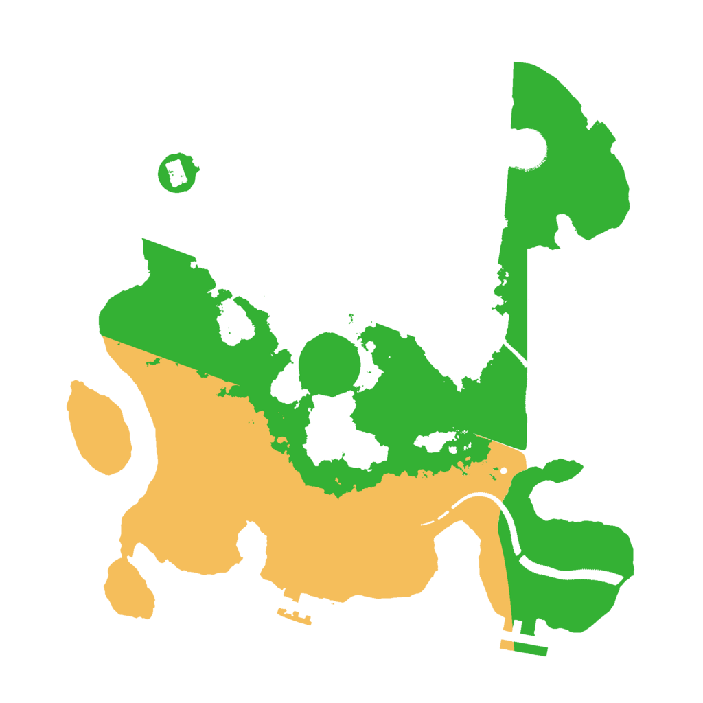 Biome Rust Map: Procedural Map, Size: 3000, Seed: 3964015