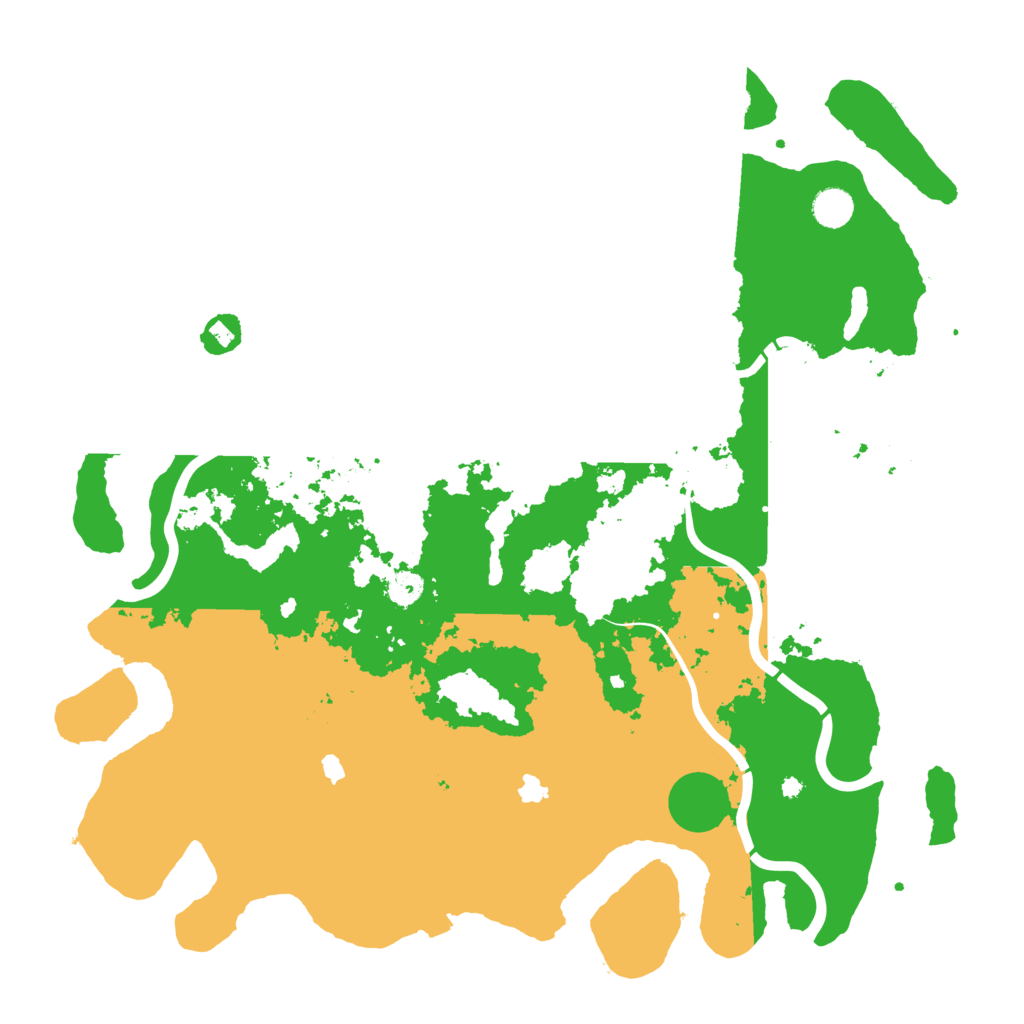 Biome Rust Map: Procedural Map, Size: 4500, Seed: 279938816