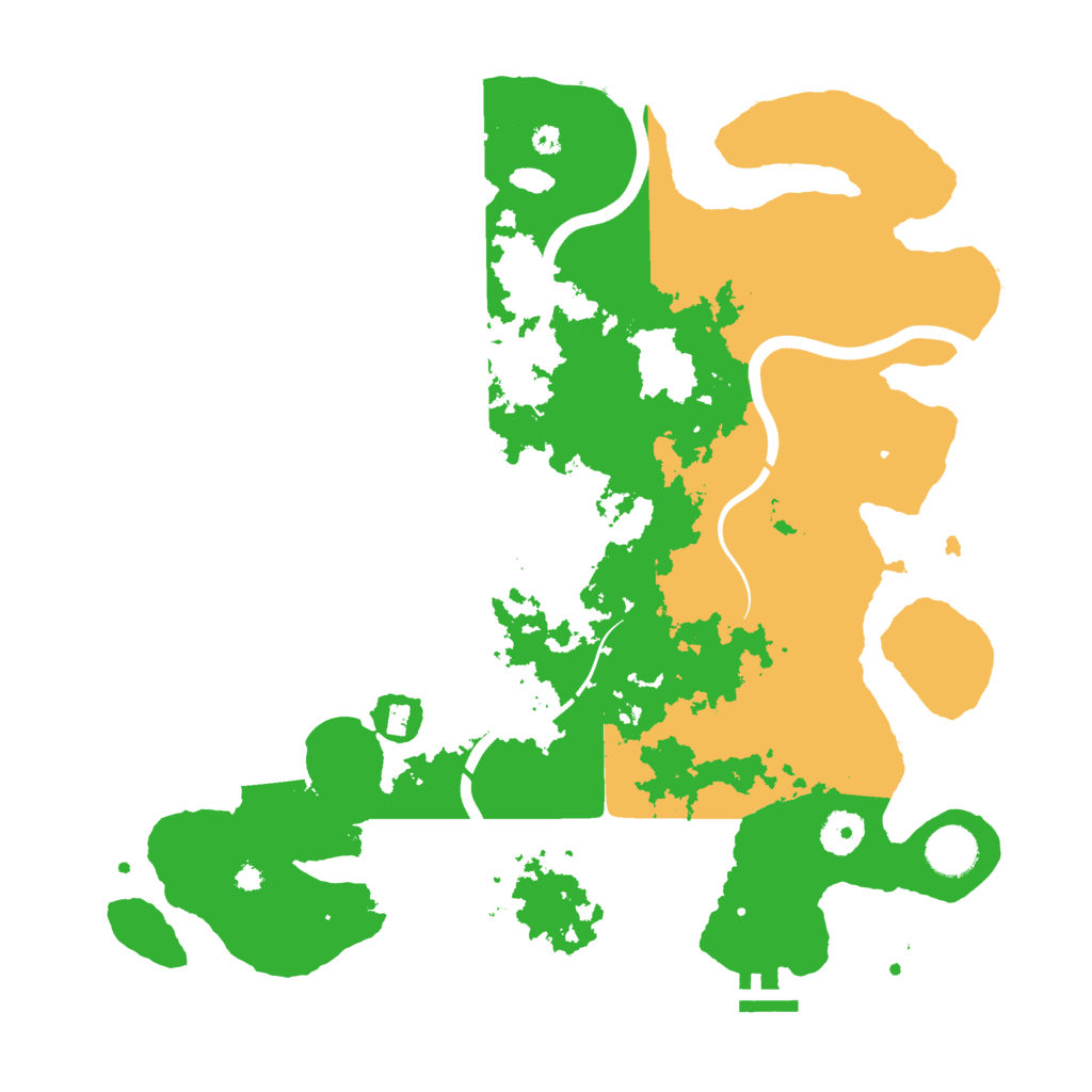 Biome Rust Map: Procedural Map, Size: 3750, Seed: 119014446