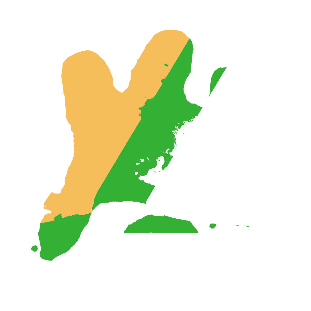 Biome Rust Map: Procedural Map, Size: 2000, Seed: 19042565