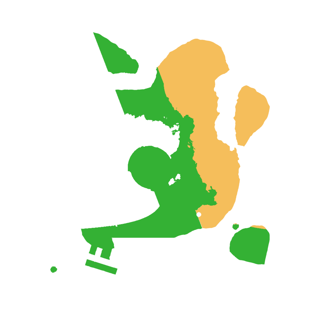 Biome Rust Map: Procedural Map, Size: 2000, Seed: 662281898