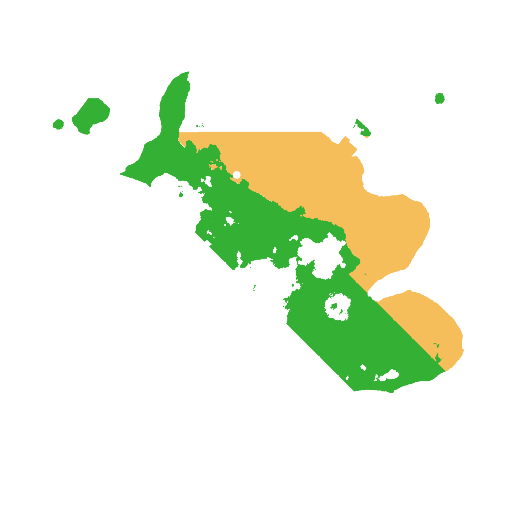 Biome Rust Map: Procedural Map, Size: 2000, Seed: 230350106