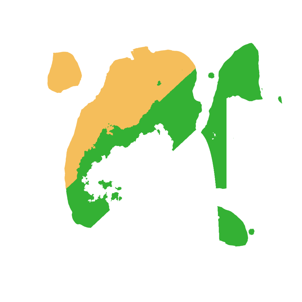 Biome Rust Map: Procedural Map, Size: 2000, Seed: 1710681809