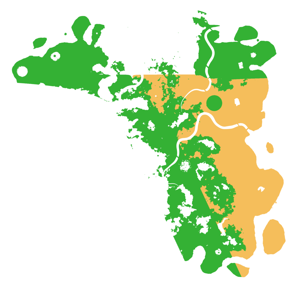 Biome Rust Map: Procedural Map, Size: 5000, Seed: 695521672