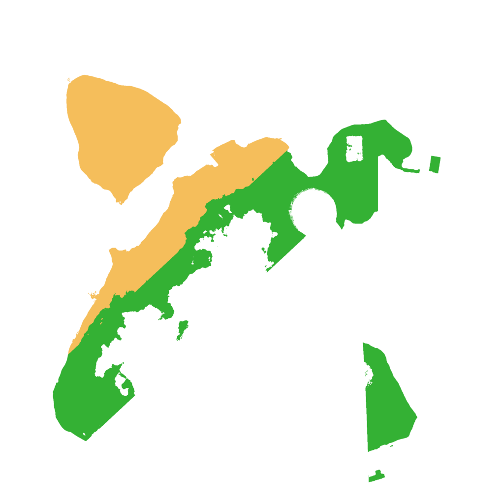 Biome Rust Map: Procedural Map, Size: 2100, Seed: 321564