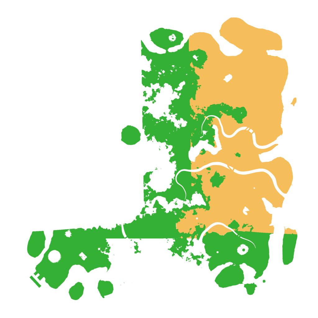 Biome Rust Map: Procedural Map, Size: 4500, Seed: 709759130