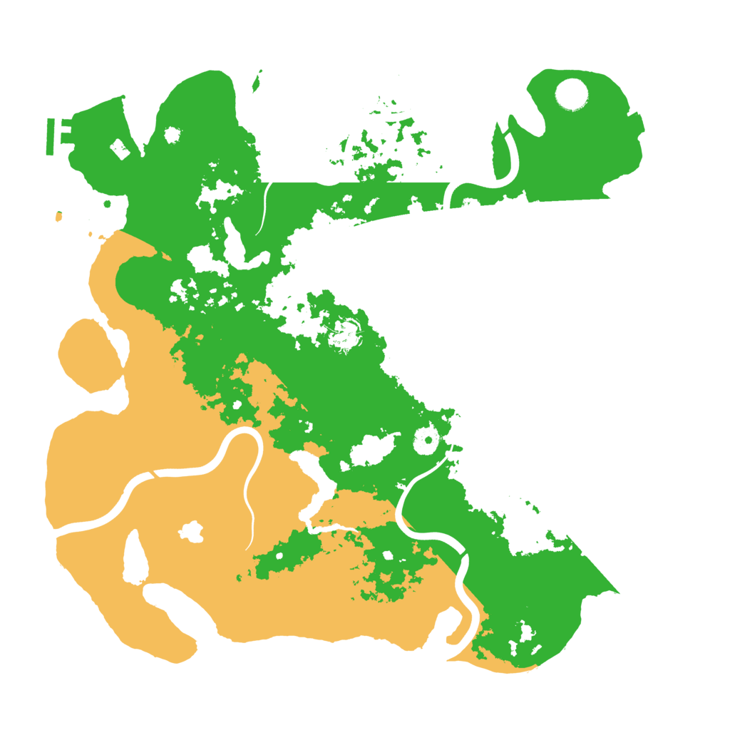 Biome Rust Map: Procedural Map, Size: 4000, Seed: 88612