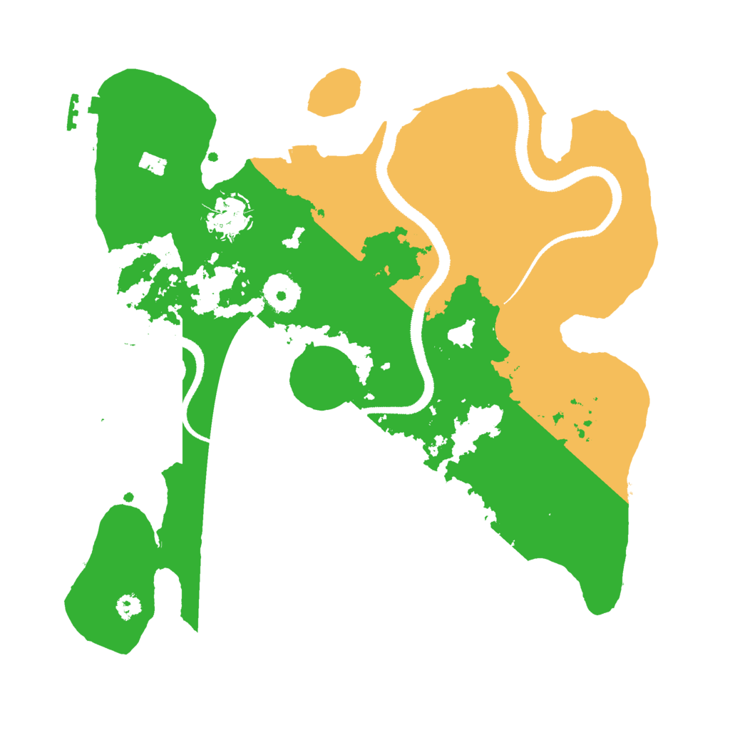 Biome Rust Map: Procedural Map, Size: 3000, Seed: 54458