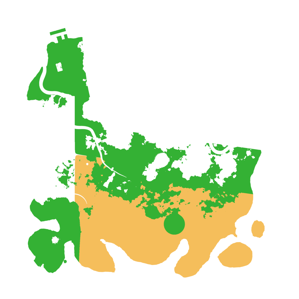 Biome Rust Map: Procedural Map, Size: 3750, Seed: 70925