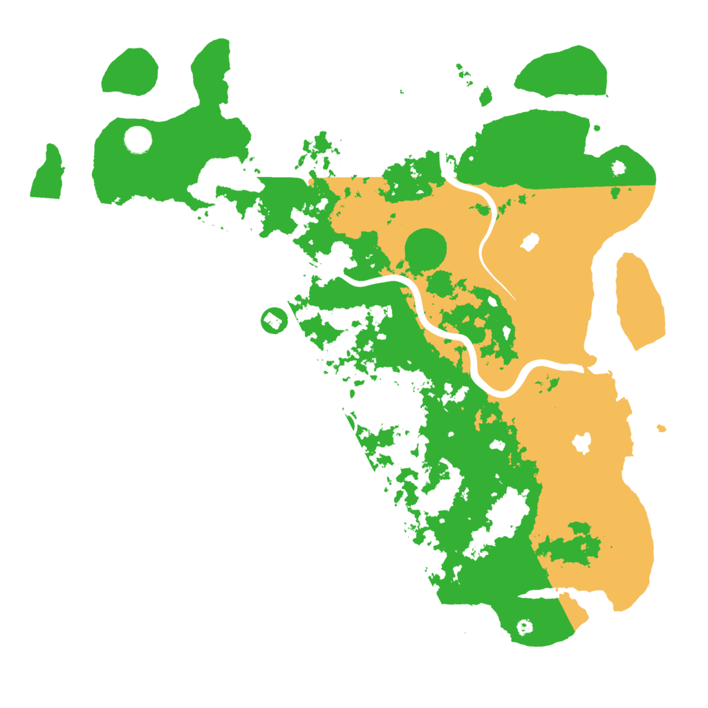 Biome Rust Map: Procedural Map, Size: 4500, Seed: 8738193
