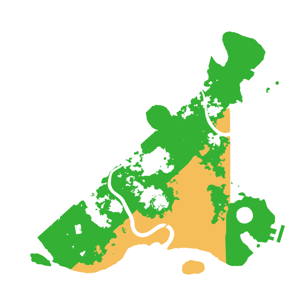 Biome Rust Map: Procedural Map, Size: 3500, Seed: 6789563
