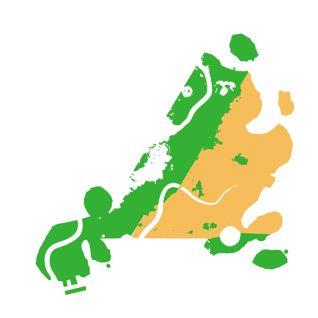 Biome Rust Map: Procedural Map, Size: 3000, Seed: 21000