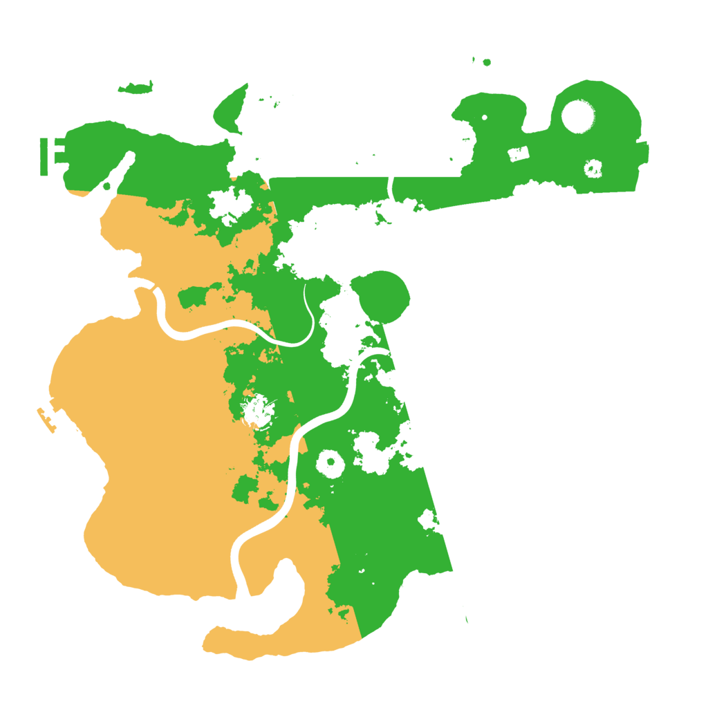 Biome Rust Map: Procedural Map, Size: 3800, Seed: 254898766