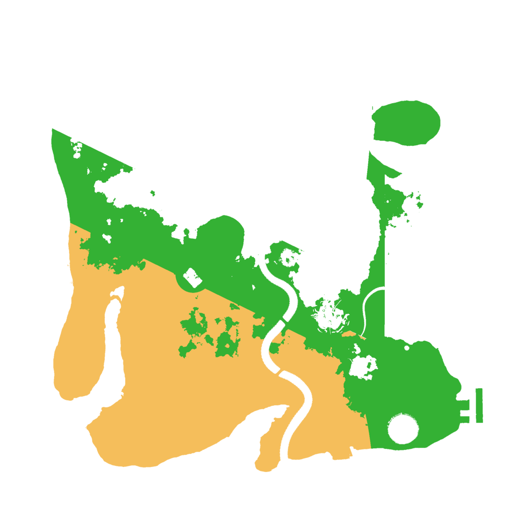 Biome Rust Map: Procedural Map, Size: 3000, Seed: 27779