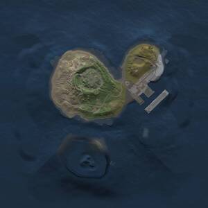 Thumbnail Rust Map: Procedural Map, Size: 1450, Seed: 1181772424, 3 Monuments