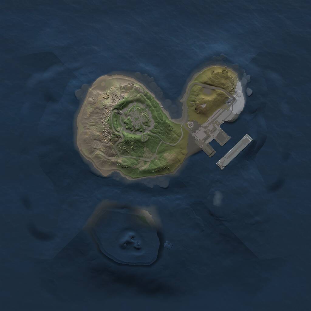 Rust Map: Procedural Map, Size: 1450, Seed: 1181772424, 3 Monuments