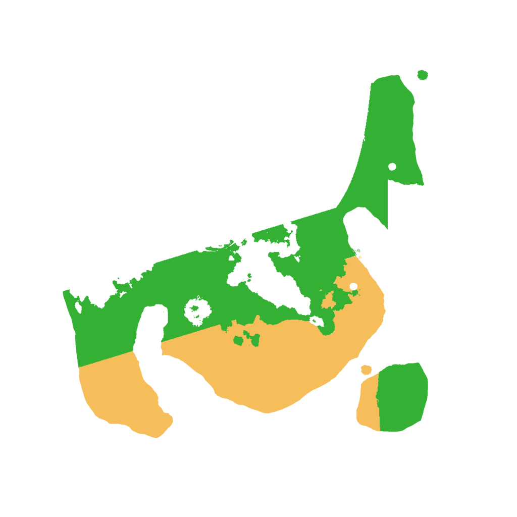 Biome Rust Map: Procedural Map, Size: 2000, Seed: 987345