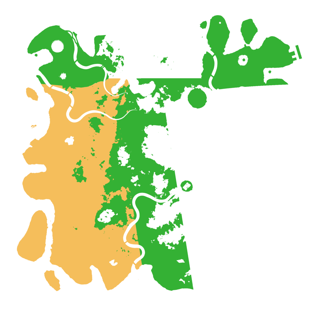 Biome Rust Map: Procedural Map, Size: 4500, Seed: 1642956211