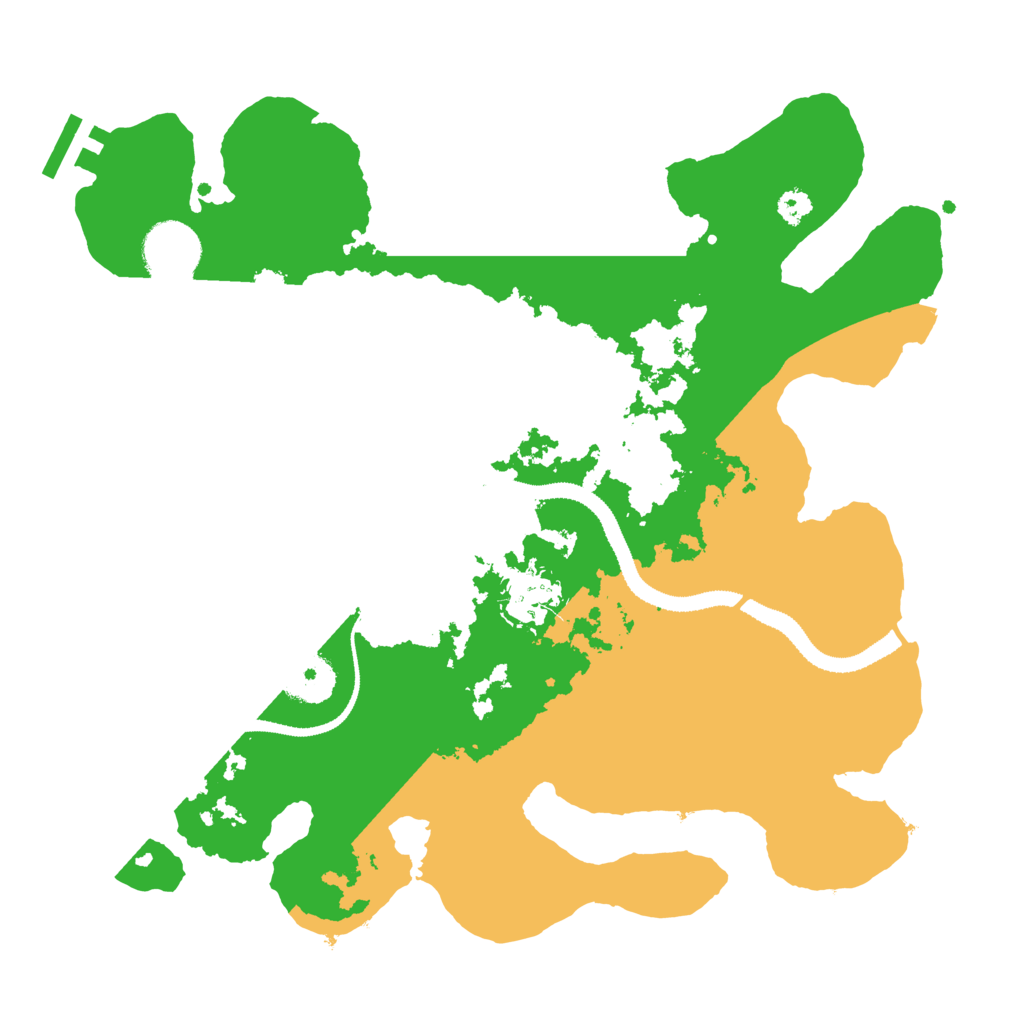 Biome Rust Map: Procedural Map, Size: 3100, Seed: 1234567