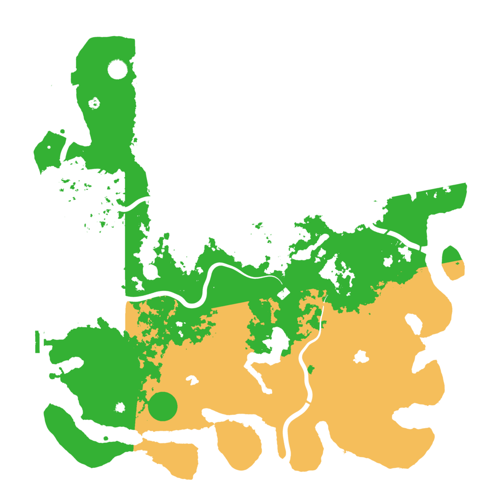 Biome Rust Map: Procedural Map, Size: 4500, Seed: 866413296