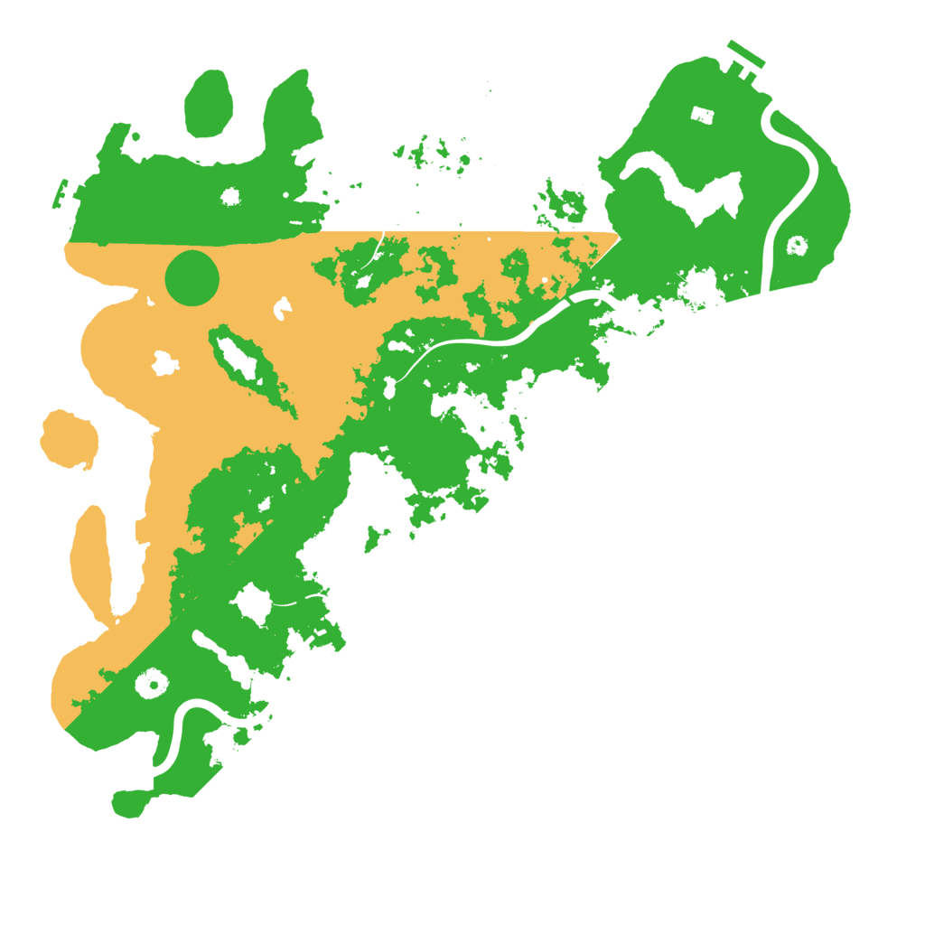 Biome Rust Map: Procedural Map, Size: 4500, Seed: 1492737358