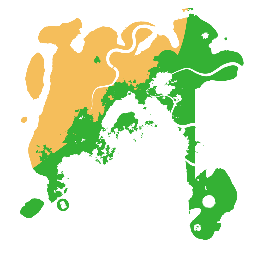 Biome Rust Map: Procedural Map, Size: 3600, Seed: 342