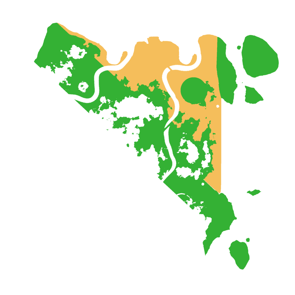 Biome Rust Map: Procedural Map, Size: 3000, Seed: 34654