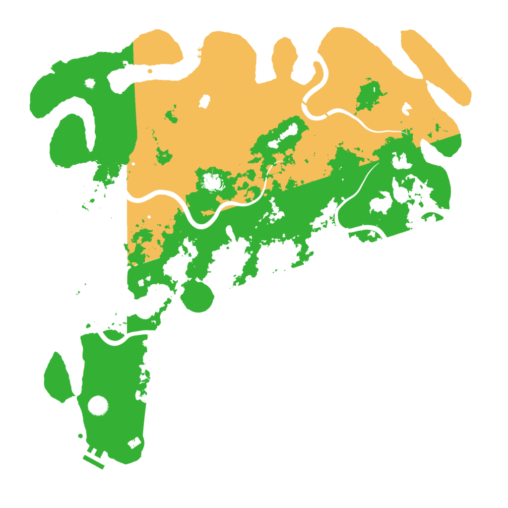 Biome Rust Map: Procedural Map, Size: 4500, Seed: 1262003262