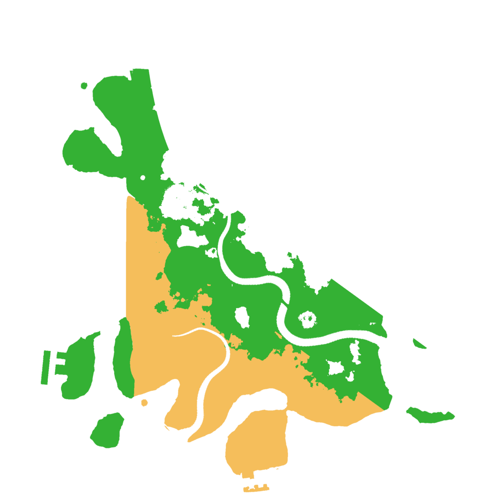 Biome Rust Map: Procedural Map, Size: 3000, Seed: 946738015