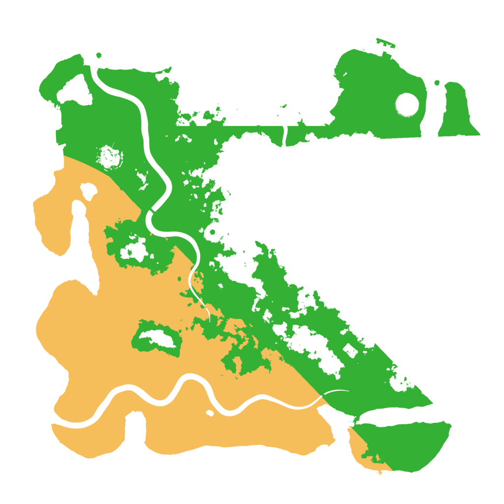 Biome Rust Map: Procedural Map, Size: 3800, Seed: 959825898