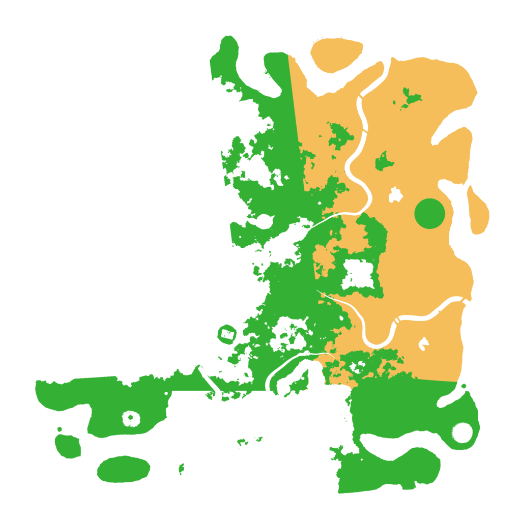 Biome Rust Map: Procedural Map, Size: 4500, Seed: 114460929