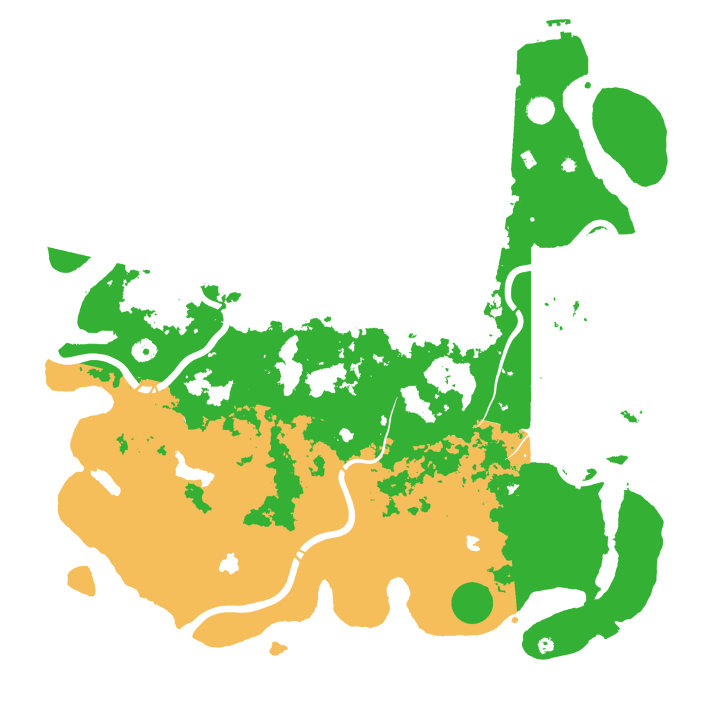Biome Rust Map: Procedural Map, Size: 4500, Seed: 9788086