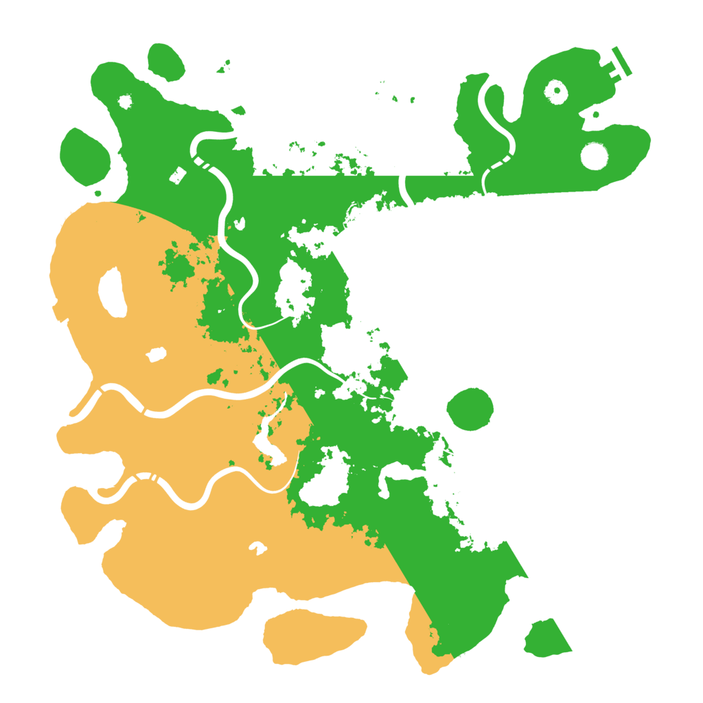 Biome Rust Map: Procedural Map, Size: 4500, Seed: 753159