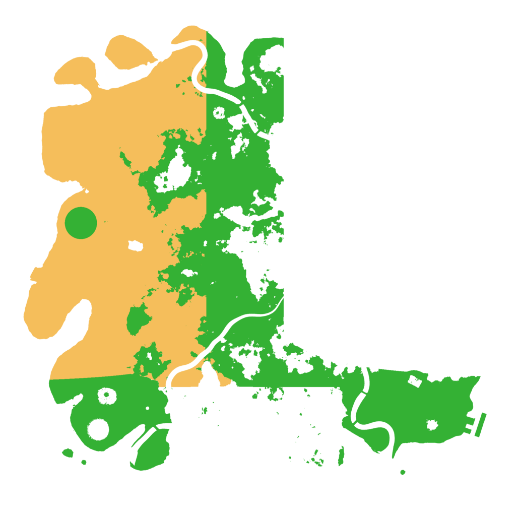 Biome Rust Map: Procedural Map, Size: 4250, Seed: 677355