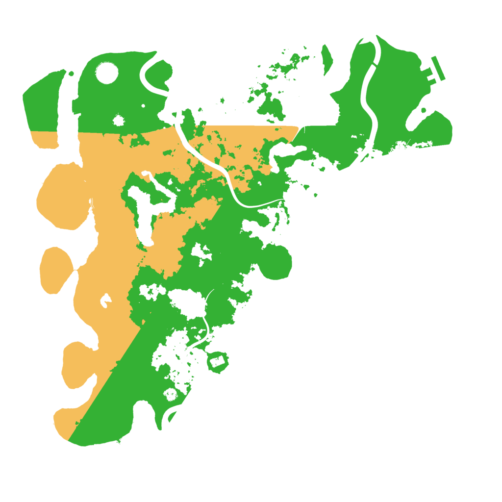 Biome Rust Map: Procedural Map, Size: 4000, Seed: 1859870456