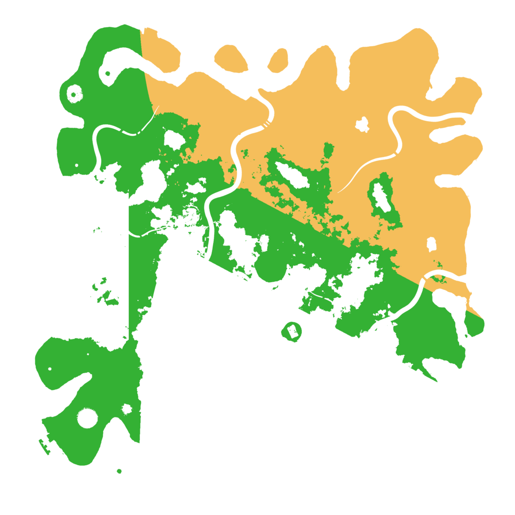 Biome Rust Map: Procedural Map, Size: 4500, Seed: 1955296622