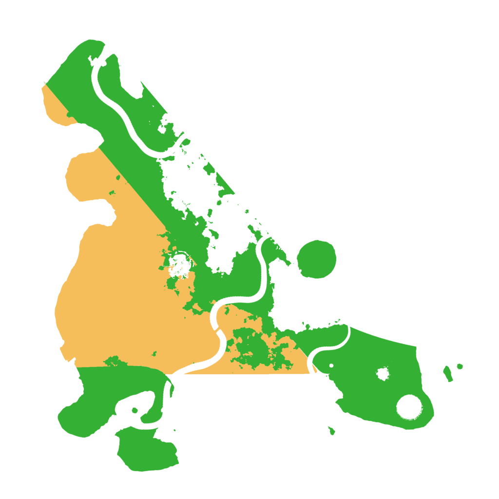 Biome Rust Map: Procedural Map, Size: 3500, Seed: 1407215381