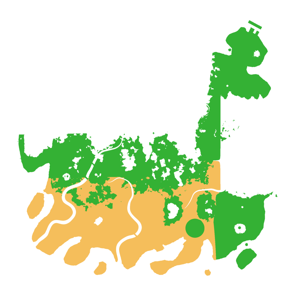 Biome Rust Map: Procedural Map, Size: 4096, Seed: 17762077