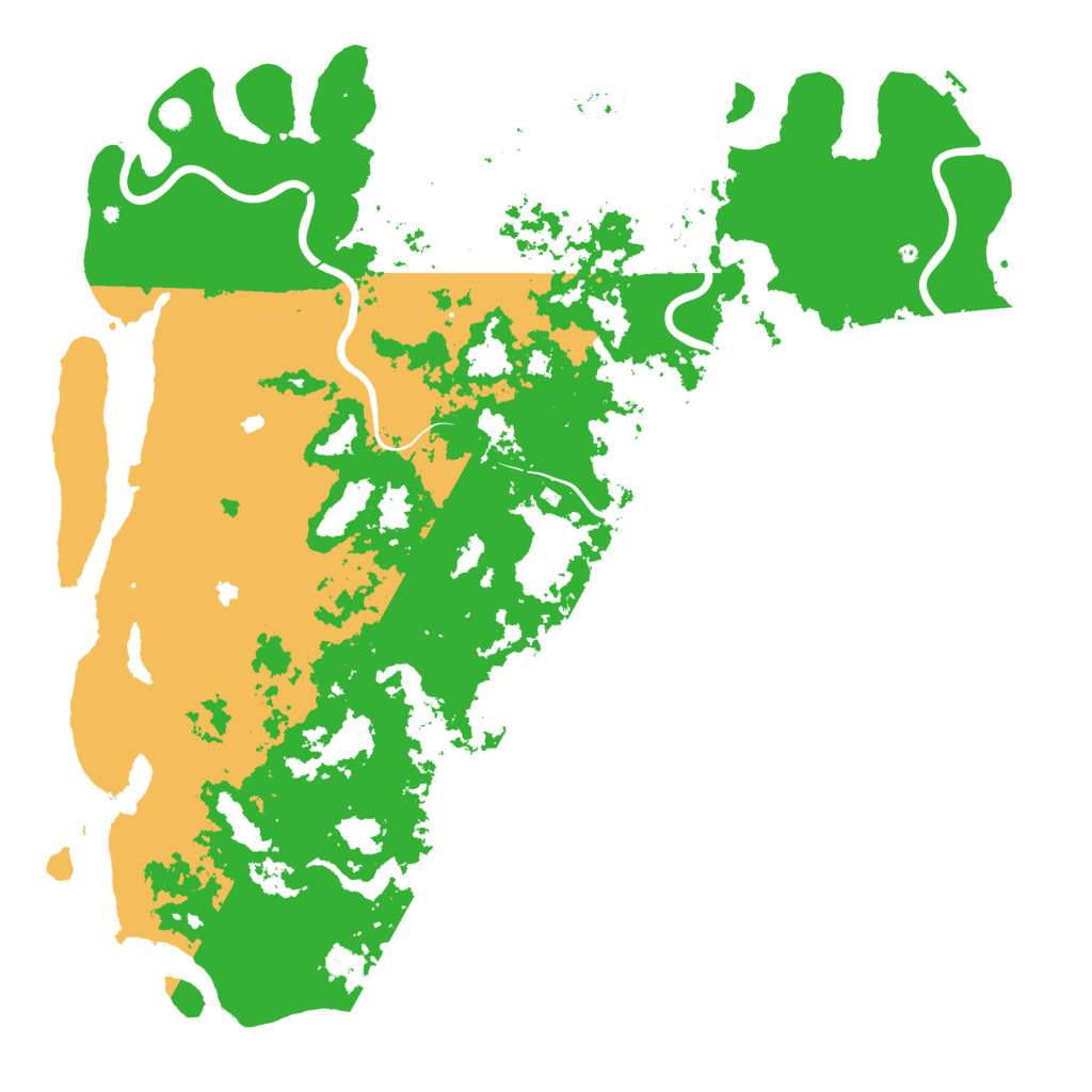 Biome Rust Map: Procedural Map, Size: 6000, Seed: 1838565031