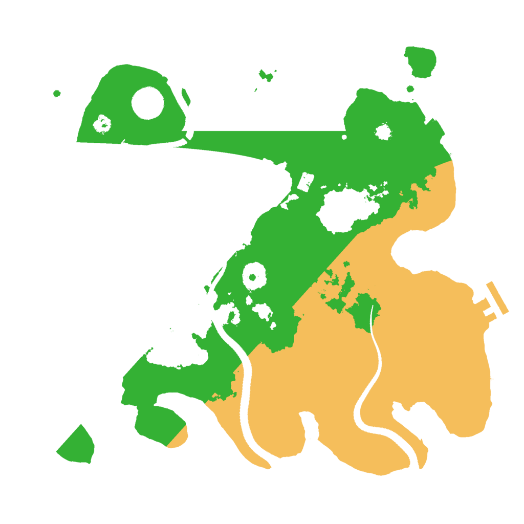 Biome Rust Map: Procedural Map, Size: 3027, Seed: 2