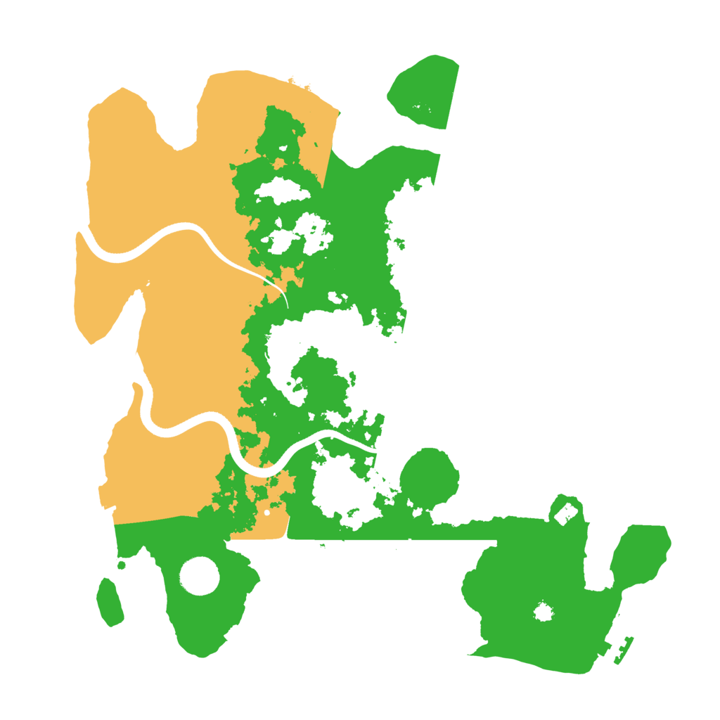 Biome Rust Map: Procedural Map, Size: 3500, Seed: 1067217371