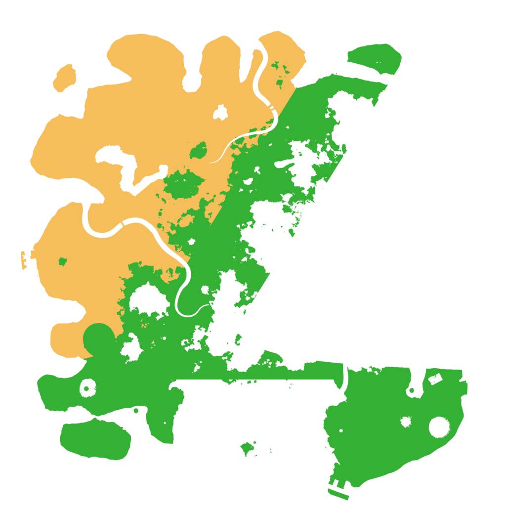 Biome Rust Map: Procedural Map, Size: 4250, Seed: 107379184